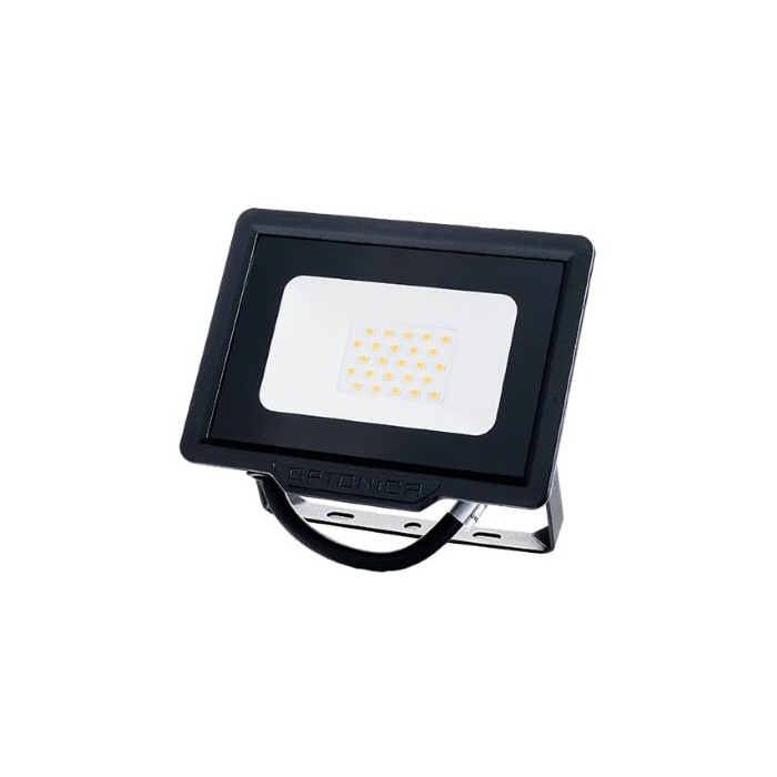 LED prožektorius, juodas, City Line, 20W, šilta balta šviesa