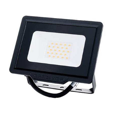 LED prožektorius, juodas, City Line, 20W, šilta balta šviesa