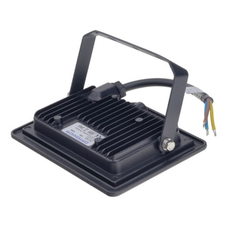 LED prožektorius, juodas, City Line, 20W, šilta balta šviesa