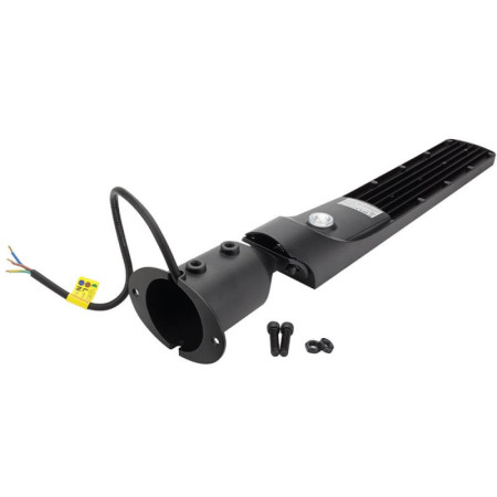 LED gatvės šviestuvas, reguliuojamas spindulys, 3 metai garantija, dienos/nakties sensorius, 100Lm/W, 100W, neutrali balta švies