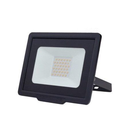 LED prožektorius, juodas, City Line, 30W, šalta balta šviesa