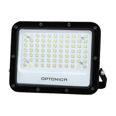 LED prožektorius, juodas, 100Lm/W, 50W, šalta balta šviesa