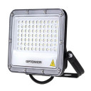 LED prožektorius, juodas, 100Lm/W, 50W, šilta balta šviesa