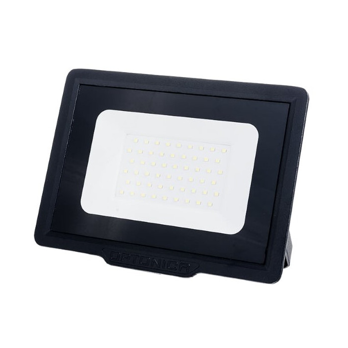 LED prožektorius, juodas, City Line, 50W, šalta balta šviesa