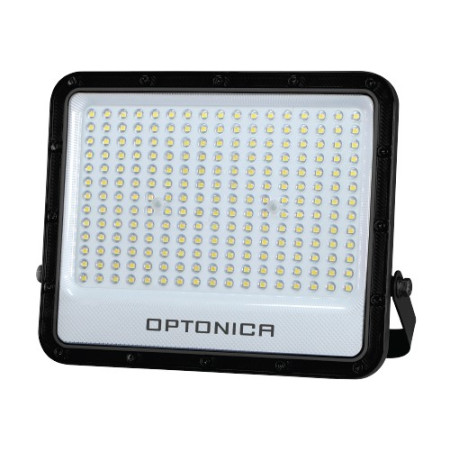 LED prožektorius, juodas, 100Lm/W, 150W, šalta balta šviesa