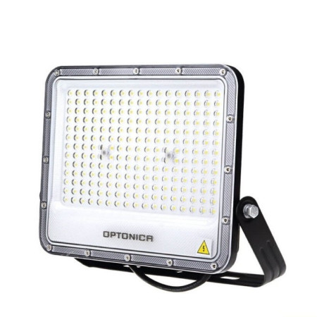 LED prožektorius, juodas, 100Lm/W, 150W, šalta balta šviesa