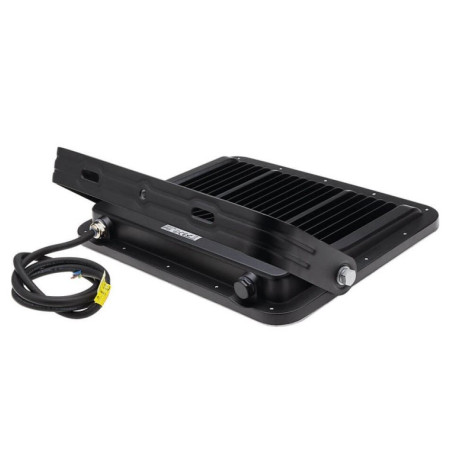 LED prožektorius, juodas, 100Lm/W, 150W, šalta balta šviesa