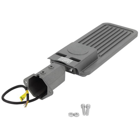 LED gatvės šviestuvas, reguliuojamas spindulys, 3 metai garantija, 120Lm/W, 100W, šilta balta šviesa