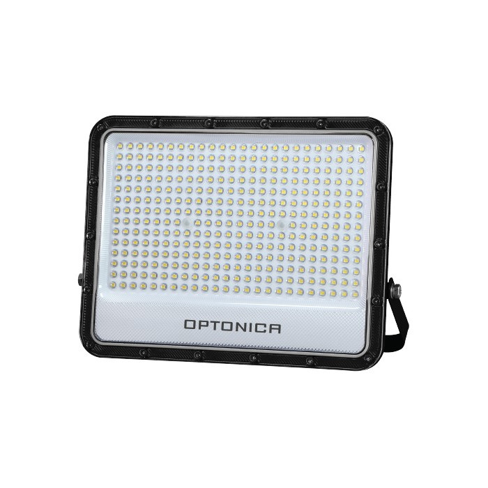 LED prožektorius, juodas, 140Lm/W, 200W, neutrali balta šviesa