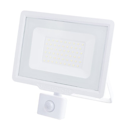 LED prožektorius, baltas, City Line, PIR jutiklis, 50W, šalta balta šviesa