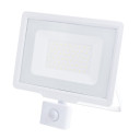 LED prožektorius, baltas, City Line, PIR jutiklis, 50W, šalta balta šviesa