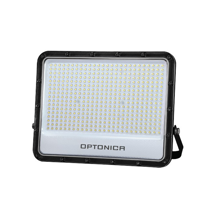 LED prožektorius, juodas, 140Lm/W, 300W, šalta balta šviesa