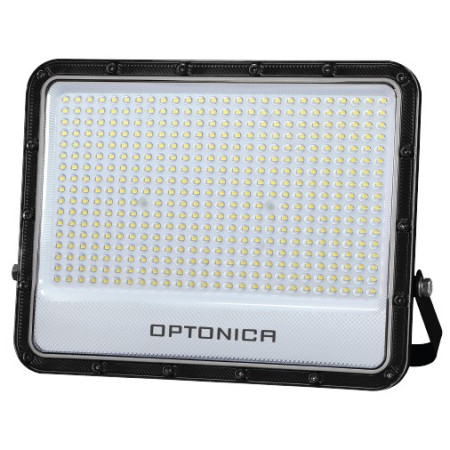 LED prožektorius, juodas, 140Lm/W, 400W, šalta balta šviesa