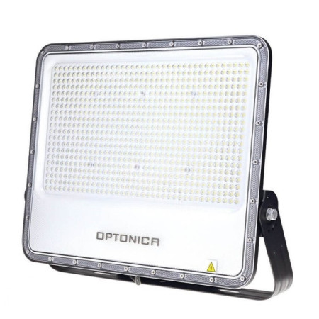 LED prožektorius, juodas, 140Lm/W, 400W, šalta balta šviesa