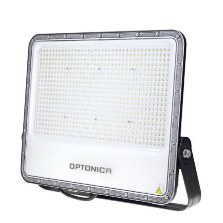 LED prožektorius, juodas, 140Lm/W, 500W, šalta balta šviesa