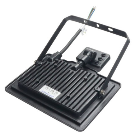 LED prožektorius, juodas, City Line, PIR jutiklis, 30W, šilta balta šviesa