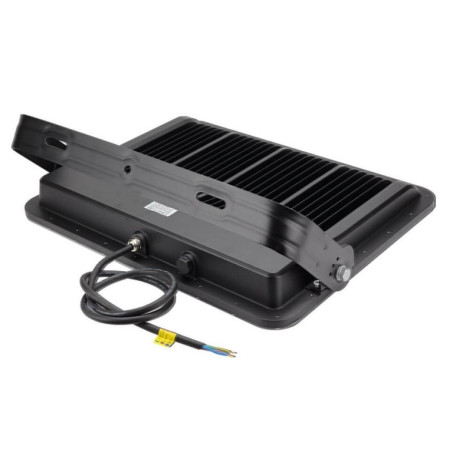 LED prožektorius, juodas, 140Lm/W, 500W, šalta balta šviesa