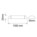 LED salės šviestuvas, IP20, 45W, šalta balta šviesa