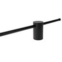 LED sieninis šviestuvas, juodas, 16W, neutrali balta šviesa