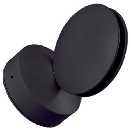 LED sieninis šviestuvas, juodas, 9W, neutrali balta šviesa