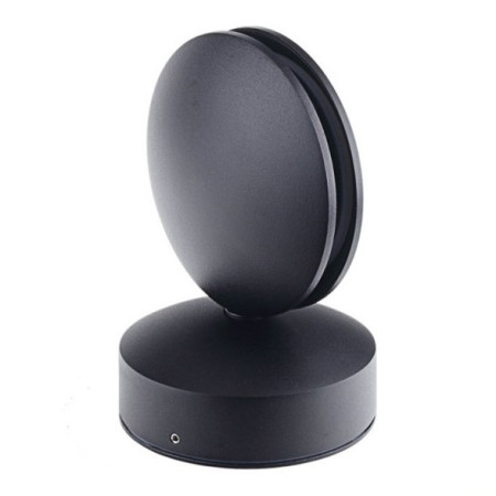 LED sieninis šviestuvas, juodas, 9W, neutrali balta šviesa