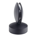 LED sieninis šviestuvas, juodas, 9W, neutrali balta šviesa