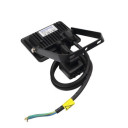 LED prožektorius, juodas, City Line, PIR jutiklis, 70cm laidas, 10W, šalta balta šviesa