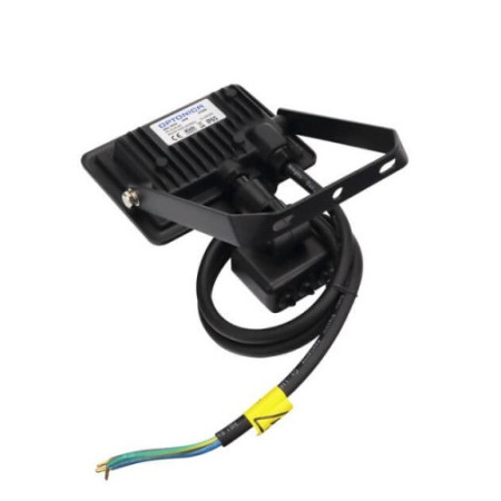 LED prožektorius, juodas, City Line, PIR jutiklis, 70cm laidas, 10W, neutrali balta šviesa