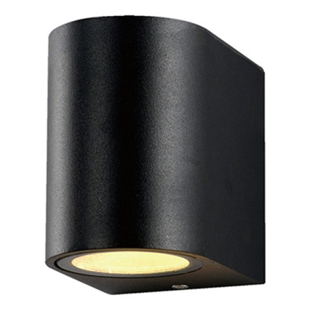 LED sieninis šviestuvas, juodas, cilindrinis, 1 lizdas, Max 35W