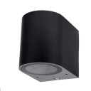 LED sieninis šviestuvas, juodas, cilindrinis, 1 lizdas, Max 35W