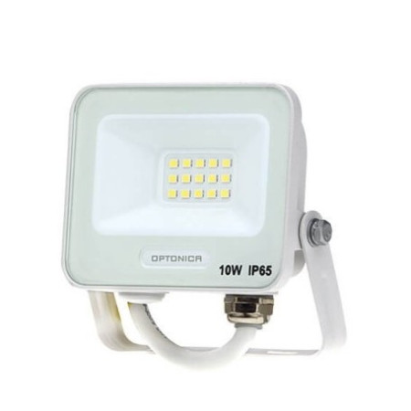 LED prožektorius, baltas, 90Lm/W, 10W, šalta balta šviesa