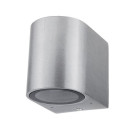 LED sieninis šviestuvas, poliruotas metalas, 1 lizdas, Max 35W