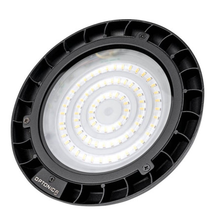 LED Ufo aukštuminis šviestuvas, 90°, 100Lm/W, 50W, šalta balta šviesa