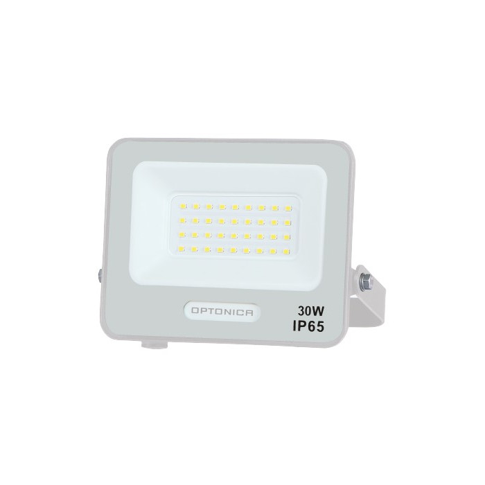 LED prožektorius, baltas, 90Lm/W, 30W, šalta balta šviesa