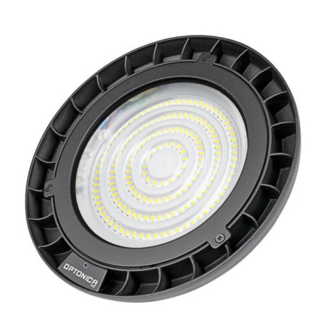 LED Ufo aukštuminis šviestuvas, 90°, stiklinis, 100Lm/W, 100W, neutrali balta šviesa