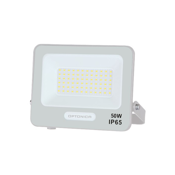 LED prožektorius, baltas, 90Lm/W, 50W, šilta balta šviesa