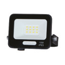 LED prožektorius, juodas, 90Lm/W, 10W, šilta balta šviesa