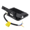 LED prožektorius, juodas, 90Lm/W, 20W, šalta balta šviesa