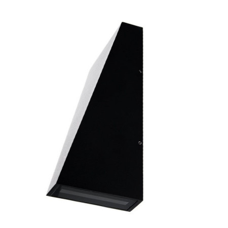 LED sieninis šviestuvas, juodas, 6W, neutrali balta šviesa