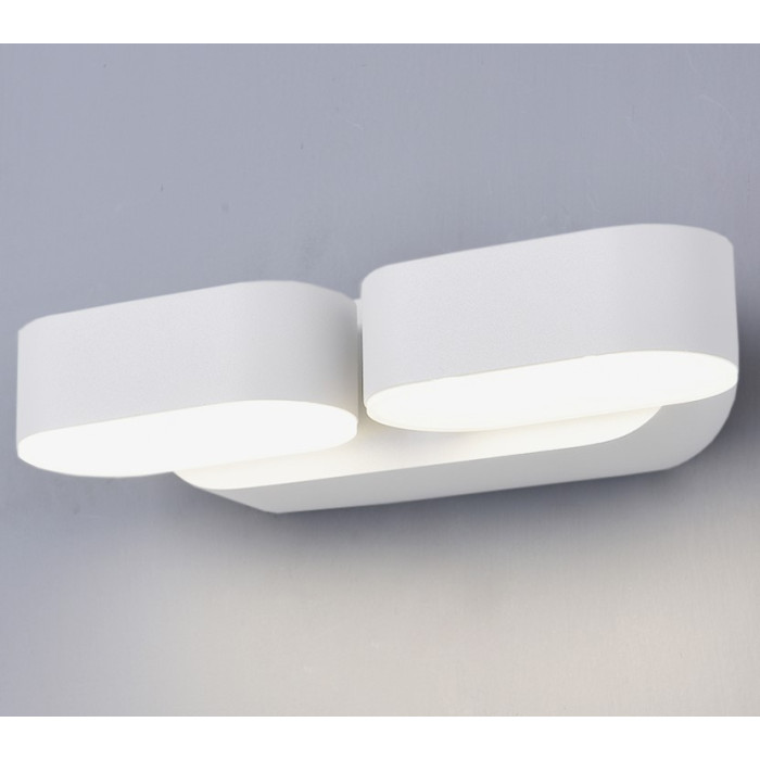 LED sieninis šviestuvas, baltas, pasukamas, 12W, neutrali balta šviesa