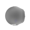 LED sieninis šviestuvas, pilkas, apvalus, 6W, šilta balta šviesa