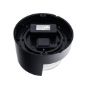 LED sieninis šviestuvas, juodas, apvalus, 15W, neutrali balta šviesa