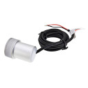 LED sieninis šviestuvas, poliruotas metalas, 1.3W, gintarinė šviesa