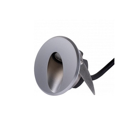 LED šviestuvas, mini, įleidžiamas, juodas, 1W, šalta balta šviesa