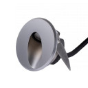 LED šviestuvas, mini, įleidžiamas, juodas, 1W, šalta balta šviesa
