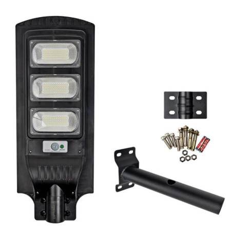 LED saulės gatvės šviestuvas, 15W, šalta balta šviesa