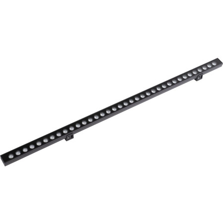 LED sieninis šviestuvas, pailgas, juodas, 36W, šilta balta šviesa