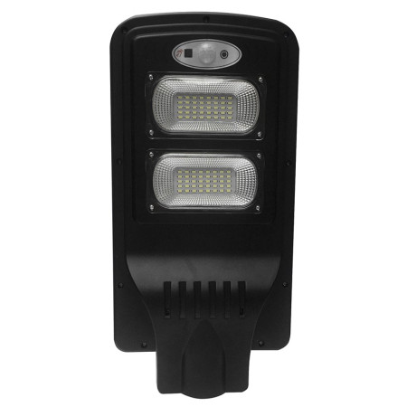 LED saulės gatvės šviestuvas, su baterija, 9W, šalta balta šviesa