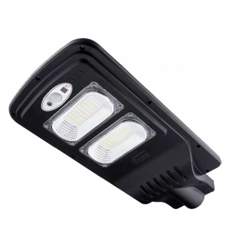 LED saulės gatvės šviestuvas, su baterija, 9W, šalta balta šviesa