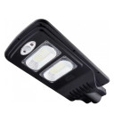 LED saulės gatvės šviestuvas, su baterija, 9W, šalta balta šviesa